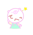 顔で語るクマ（個別スタンプ：24）