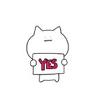 しろたくん 。（個別スタンプ：1）