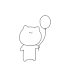 しろたくん 。（個別スタンプ：39）