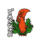 赤いベタの日常会話スタンプ（個別スタンプ：16）