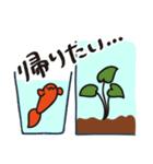 赤いベタの日常会話スタンプ（個別スタンプ：40）