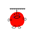 おたけのリンゴちゃん（個別スタンプ：3）