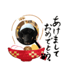 トイプードルのブラック＆ホワイト（個別スタンプ：40）