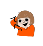 テキトー系女子 1（個別スタンプ：1）