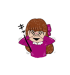 テキトー系女子 1（個別スタンプ：16）