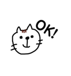 よく使う手書きねこ（個別スタンプ：23）