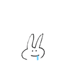 しゃべらないうさぎ（個別スタンプ：4）