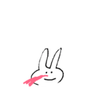しゃべらないうさぎ（個別スタンプ：5）
