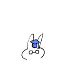 しゃべらないうさぎ（個別スタンプ：19）
