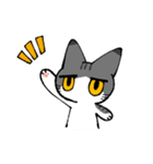 ジト目猫（個別スタンプ：2）
