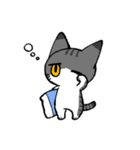 ジト目猫（個別スタンプ：3）