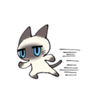 ジト目猫（個別スタンプ：7）