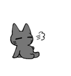 ジト目猫（個別スタンプ：17）