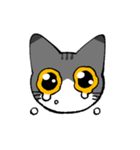ジト目猫（個別スタンプ：18）