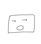 白い四角（個別スタンプ：22）