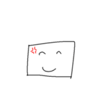 白い四角（個別スタンプ：25）