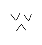 顔文字.s（個別スタンプ：2）