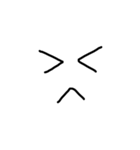顔文字.s（個別スタンプ：7）
