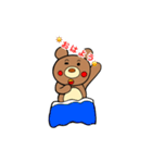 クマのぬいぐるみくまお。（個別スタンプ：2）