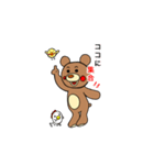 クマのぬいぐるみくまお。（個別スタンプ：11）