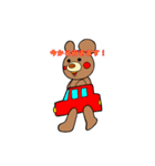 クマのぬいぐるみくまお。（個別スタンプ：13）