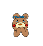 クマのぬいぐるみくまお。（個別スタンプ：24）