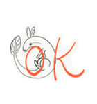 ヤツメウサギ（個別スタンプ：3）