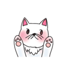 猫と一緒に - Pink（個別スタンプ：2）