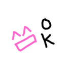 絵文字【 一言】（個別スタンプ：1）