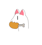 しろい、ねこ（個別スタンプ：9）