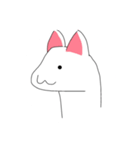 しろい、ねこ（個別スタンプ：19）