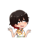 よん子とよしき君と愉快な仲間たち（個別スタンプ：6）