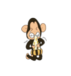 お猿の仲間たち1（個別スタンプ：22）
