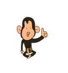 お猿の仲間たち1（個別スタンプ：24）