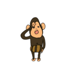 お猿の仲間たち1（個別スタンプ：26）