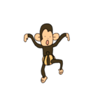 お猿の仲間たち1（個別スタンプ：28）
