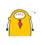 肩パットおばけくんのゆかいなスタンプ（個別スタンプ：23）
