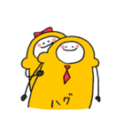 肩パットおばけくんのゆかいなスタンプ（個別スタンプ：32）