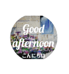 Greeting in English英語で【きょうじ獏】（個別スタンプ：18）