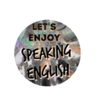 Greeting in English英語で【きょうじ獏】（個別スタンプ：34）