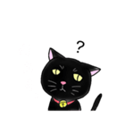 黒猫の一言。（個別スタンプ：5）