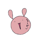 ゆるーーいうさぎ。（個別スタンプ：3）