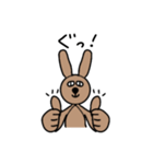 中年うさぎ（その1）（個別スタンプ：10）