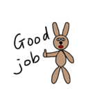 中年うさぎ（その1）（個別スタンプ：11）