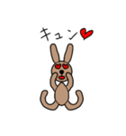 中年うさぎ（その1）（個別スタンプ：13）