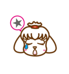 マルチーズの女の子（個別スタンプ：6）