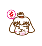 マルチーズの女の子（個別スタンプ：7）