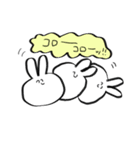 餅巾着みたいなうさぎみたいな何か（個別スタンプ：9）