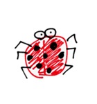 虫たちの虫たち（個別スタンプ：3）