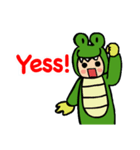 あいうえおフォニックス 毎日の英語！（個別スタンプ：3）